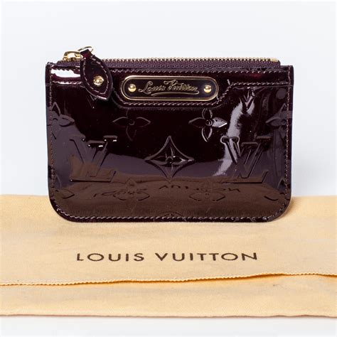 louis vuitton amarante vernis key pouch